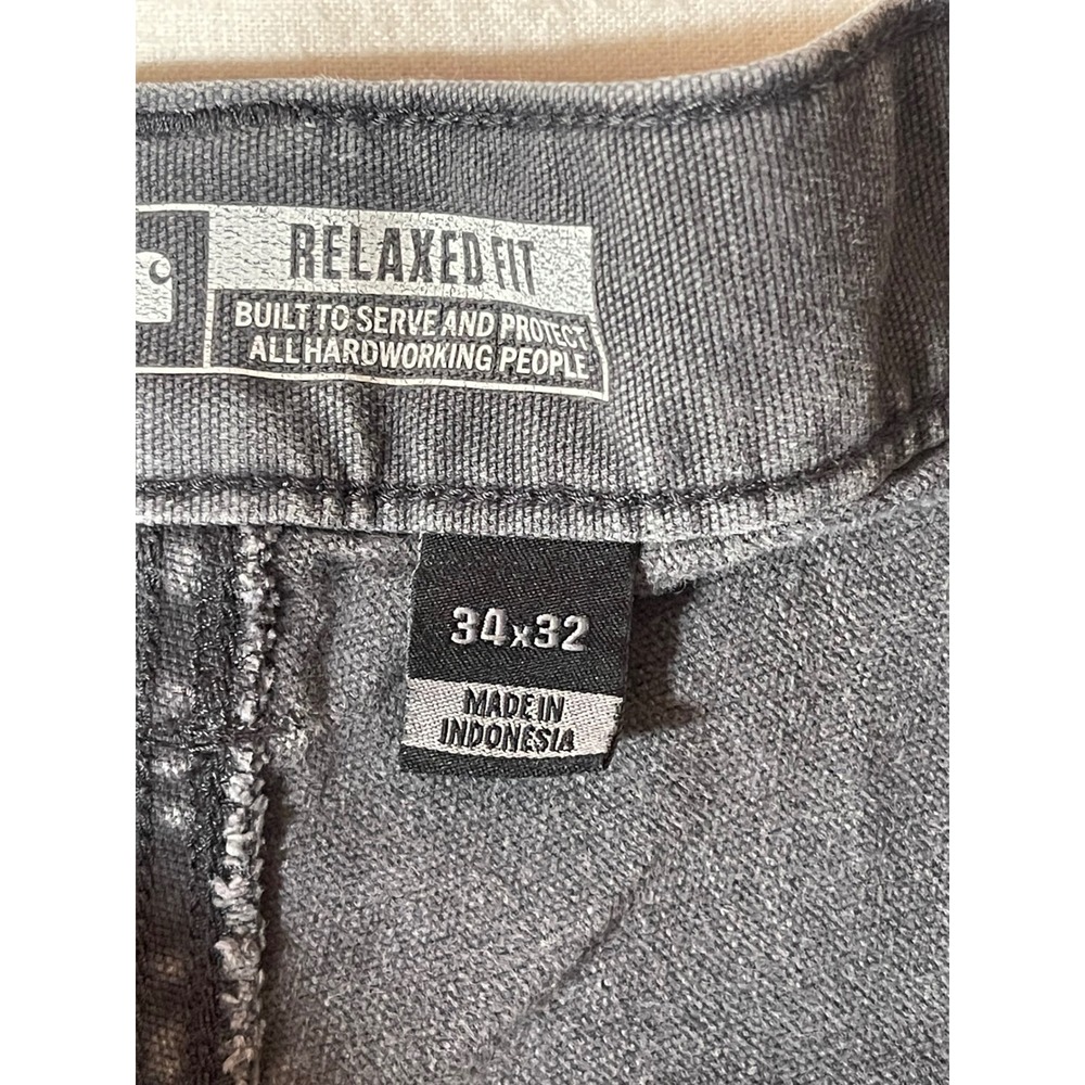 Carhartt Rugged Flex Relaxed Fit Canvas Double-Front Utility Work Pants 34x32 - Picture 2 of 16